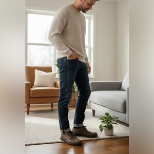 ECCO Men's Turn Plain Toe Hydromax Oxford in Cocoa Brown Size 12M